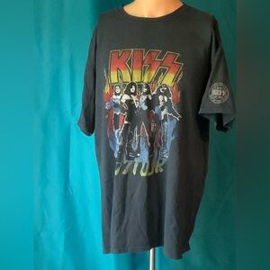KISS KOLLECTION LIMITED EDITION VINTAGE MENS LG T SHIRT 1977 TOUR, NWOT